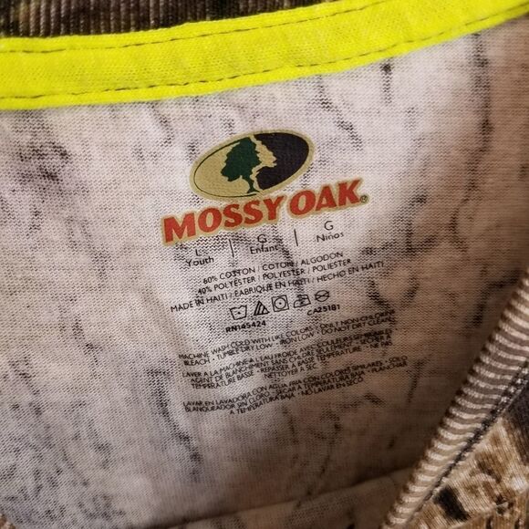 Mossy Oak camouflage long sleeve shirt L - Picture 3 of 3
